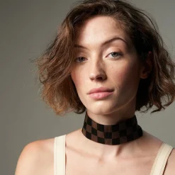 Rumi Choker - Black And Brown